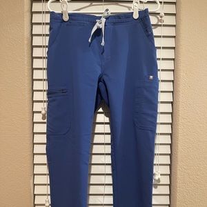 Figs Dark Harbor Yolo skinny scrub pant